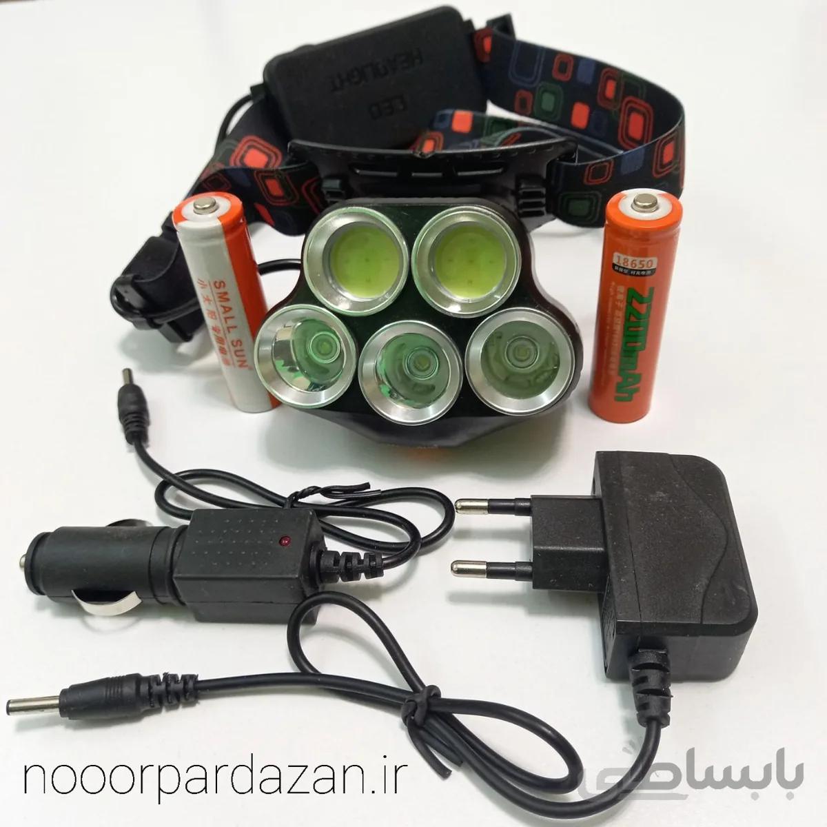 چراغ قوه پیشانی بند اسمال سان مدل ZY-BT006