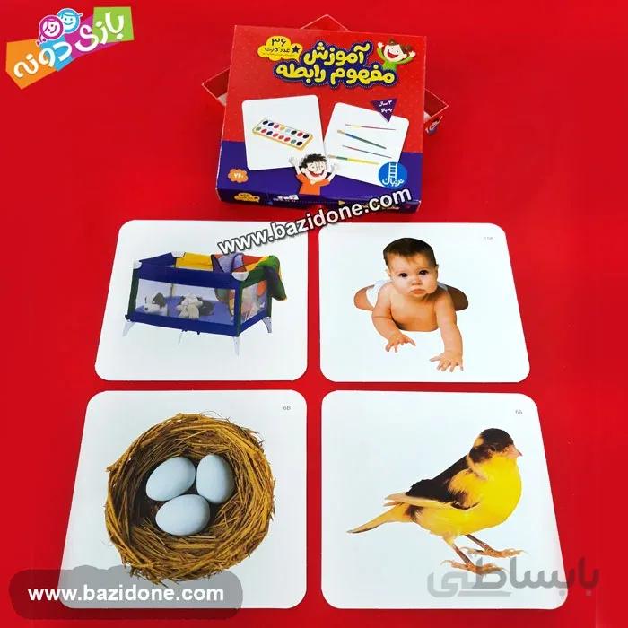 آموزش مفهوم رابطه (کارتهای زبانآموزی)