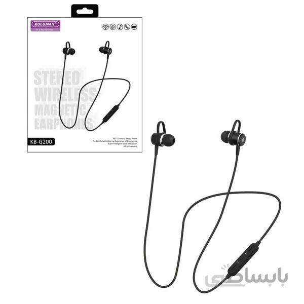 هندزفری بی سیم کلومن مدل KB-G200 ا KB-G200 koluman Bluetooth Handsfree Model KB-G200