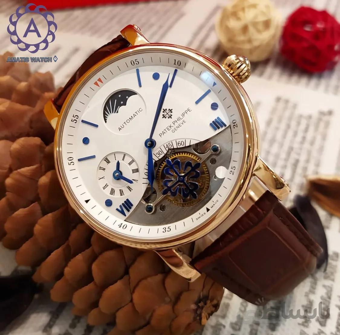 ساعت مچی مردانه پتک فیلیپ مدل Patek Philippe 6654P