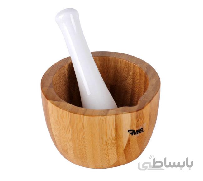هاونگ چوبی با دسته ی چینی 6533