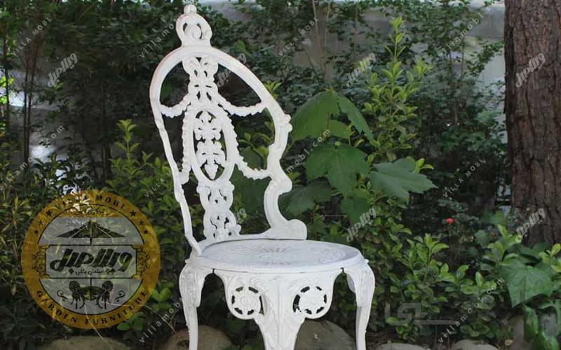 صندلی باغی آلومینیومی مدل مینا