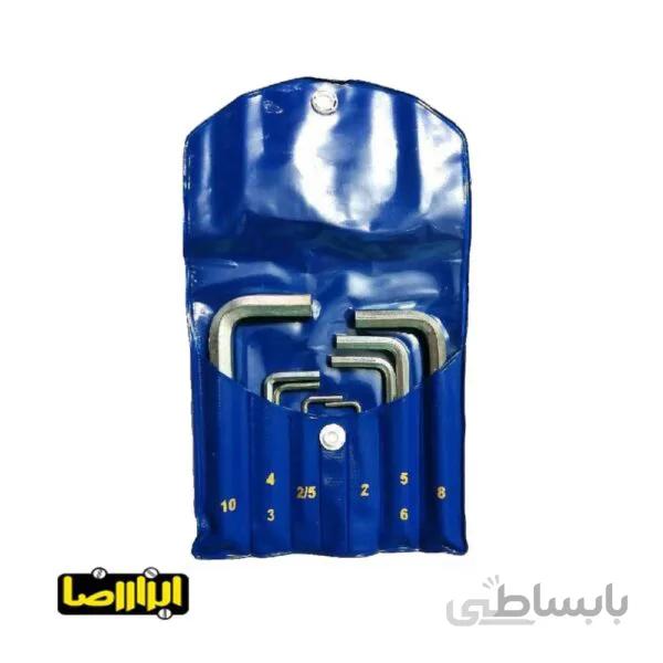 ست 8 عددی آچار آلن شش پر سوپر