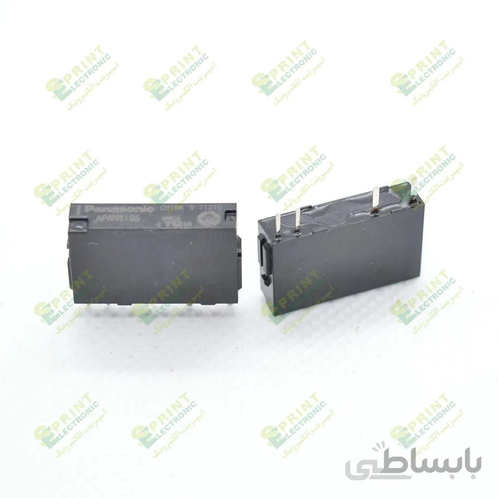 رله 12 ولت باریک 4 پایه 5 آمپر Panasonic APAN3112
