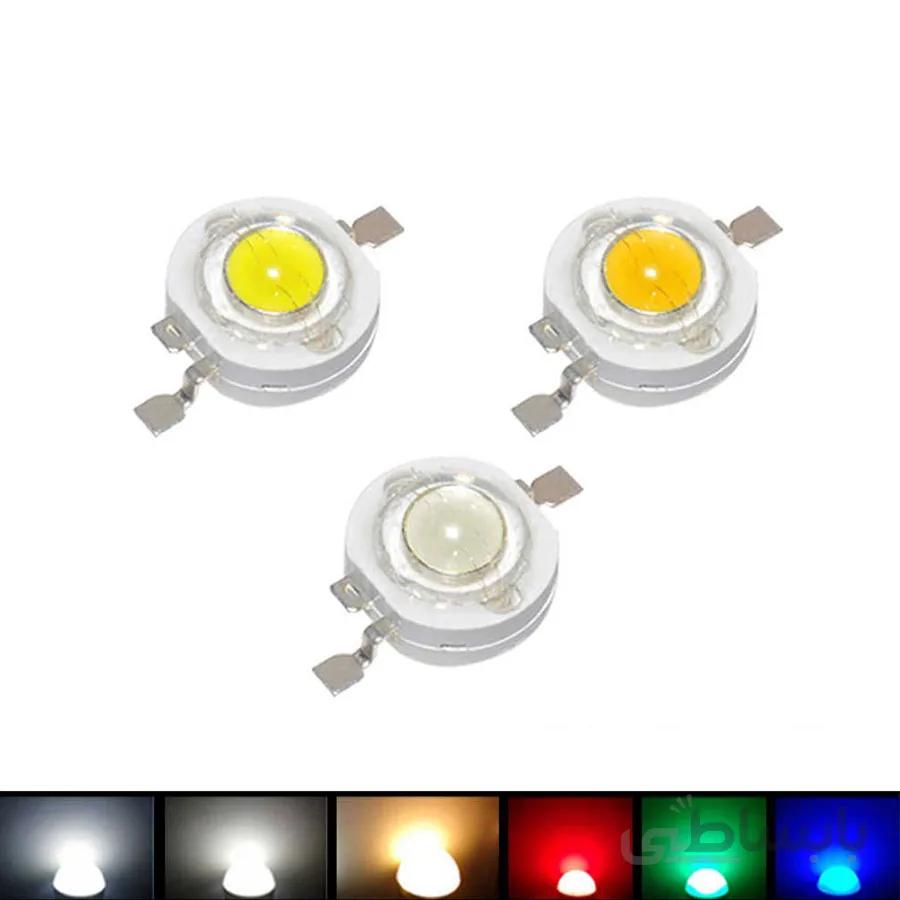 3W LED صورتی مارک EVERLIGHT