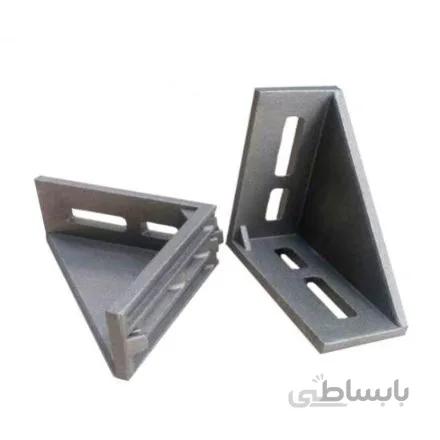 نبشی دیواره دار(لچکی دار)یک طرف دیواره دار دوبل 30 در 30 (با پرداخت سطحی) ارتفاع 60میلیمتر