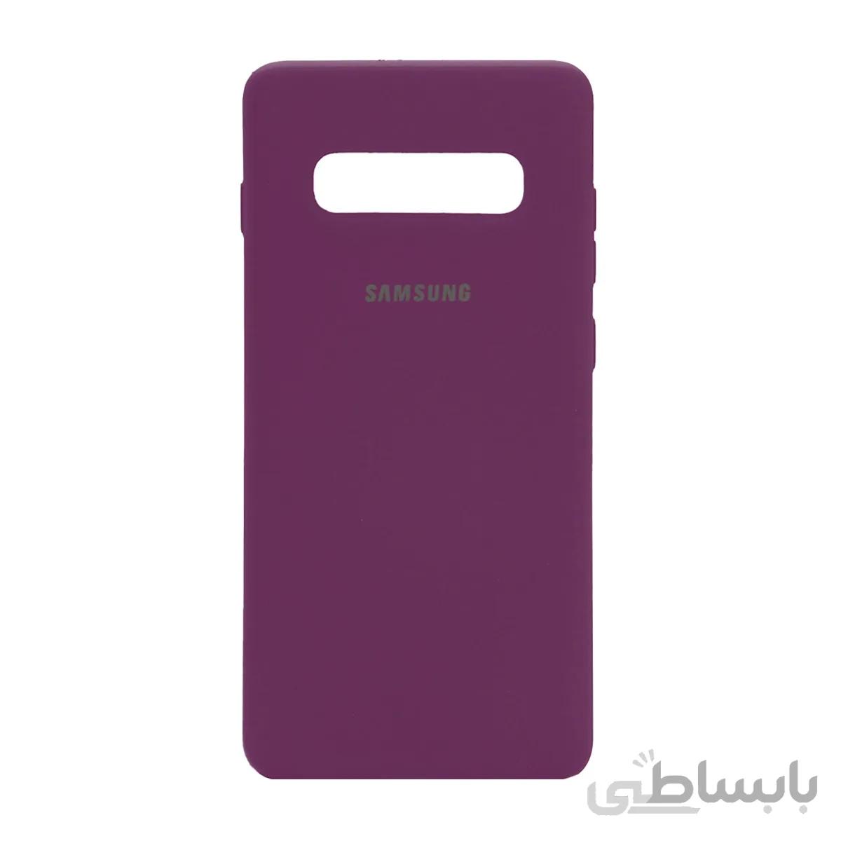 قاب سیلیکونی زیر بسته کد رنگ 506 بنفش - Samsung S10 Plus / SM - G975