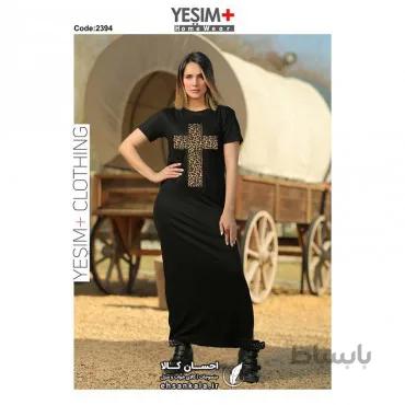 پیراهن بلند زنانه +YESIM یشیم کد 2394