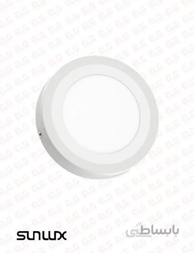 پنل SMD دو رنگ سه حالته روکار گرد 3+6 وات سان لوکس مدل SP(6+3)R