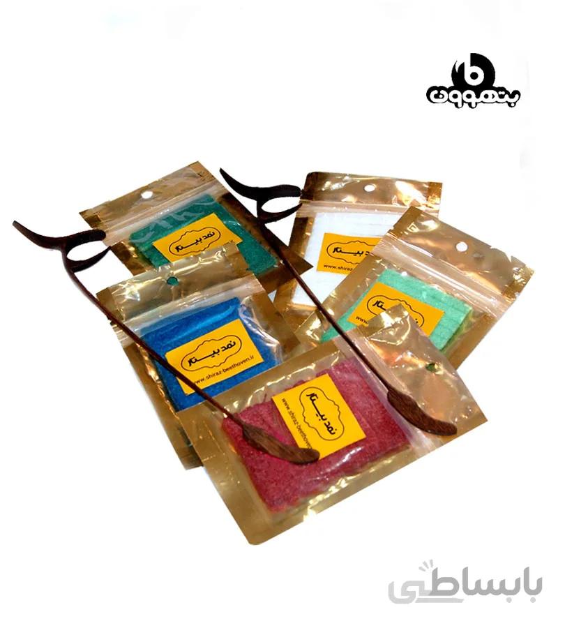 نمد مضراب سنتور رنگی پنج جفتی بیتار