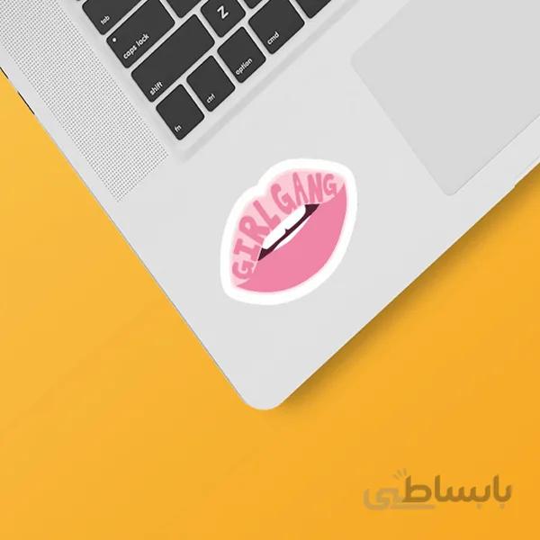 استیکر لپ تاپ طرح دخترونه ۲۰