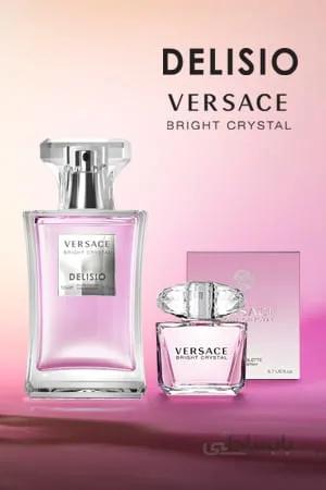 ادو پرفیوم زنانه دلیسیو Delisio مدل VERSACE BRIGHT CRYSTAL