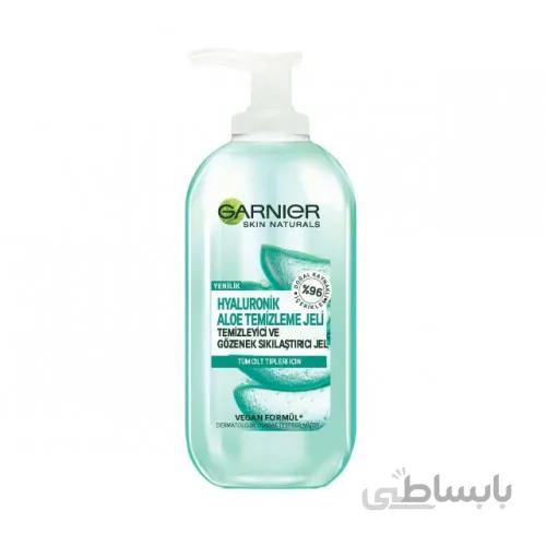 ژل شستشوی صورت گارنیر Garnier Natural Aloe Extract Gel Wash Normal Skin