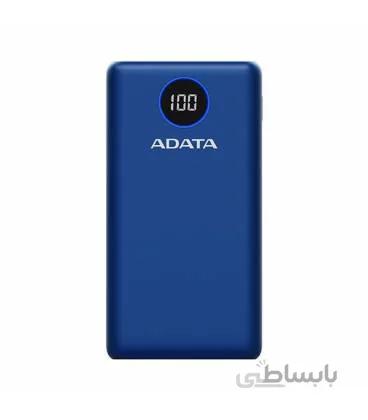 شارژر همراه ای دیتا مدل P20000QCD ظرفیت 20000 میلی آمپر ساعت ا Adata P20000QCD 20000mAh Power Bank