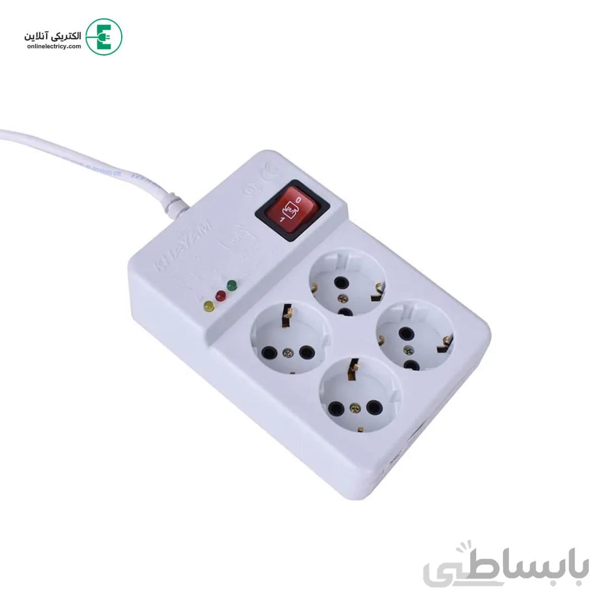 محافظ ارتدار سرامیکی 4 خانه کامپیوتر/یخچال 3 متری (خیام الکتریک)