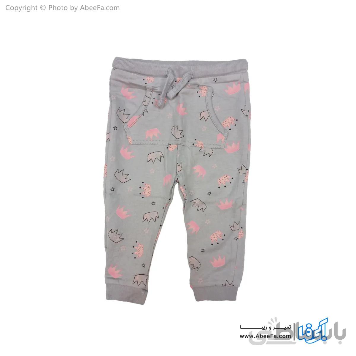 شلوار بچگانه مدل so cute طرح تاج