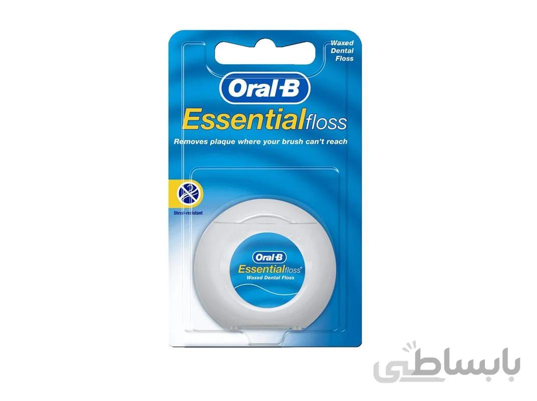 نخ دندان اورال بی مدل ESSENTIAL بسته 50 متری
