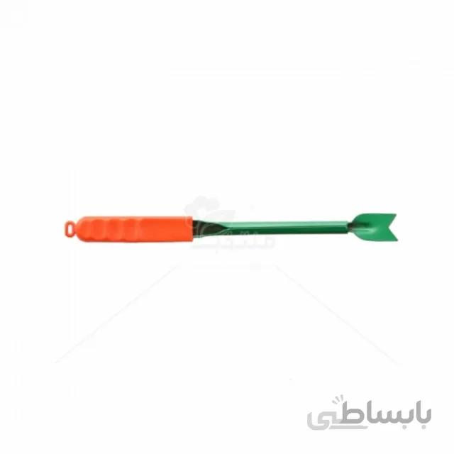 علف کش فلزی با دسته پلاستیکی