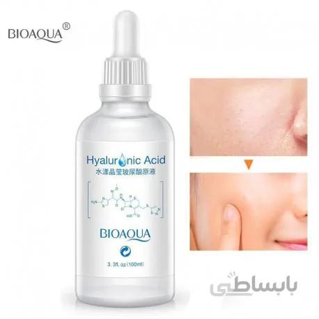 سرم آبرسان هیالورونیک اسید بیوآکوا ا Bioaqua Crystal Hyaluronic Acid Serum 100ml