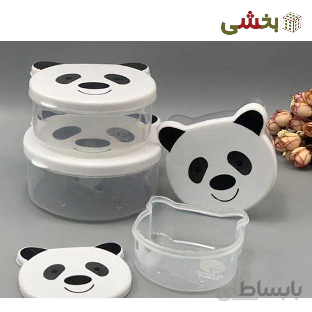 ظرف نگهدارنده 4 تکه مایکروفری عروسکی