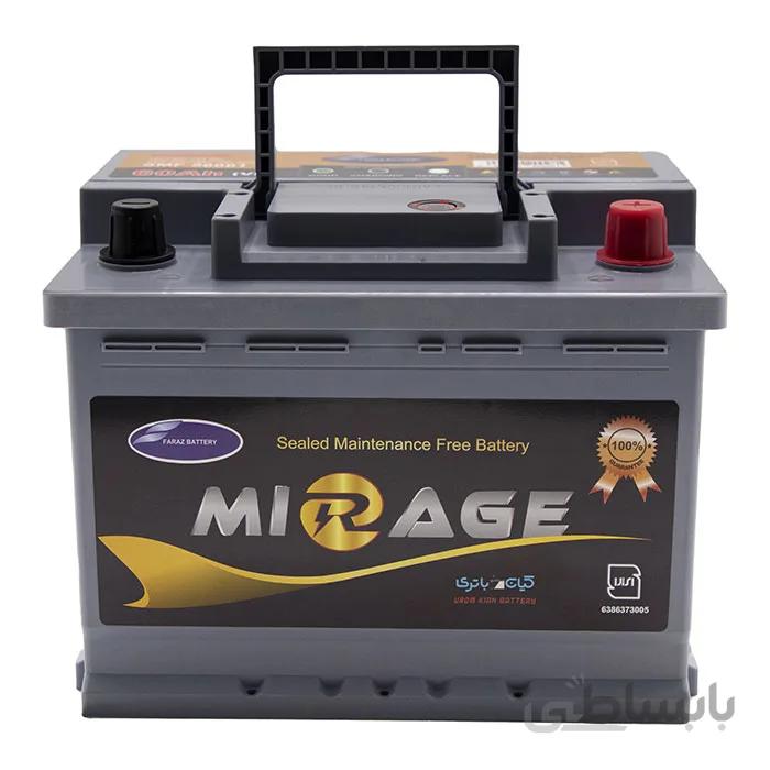 باتری 60 آمپر میراژ ا Mirage- Battery-60 Ah