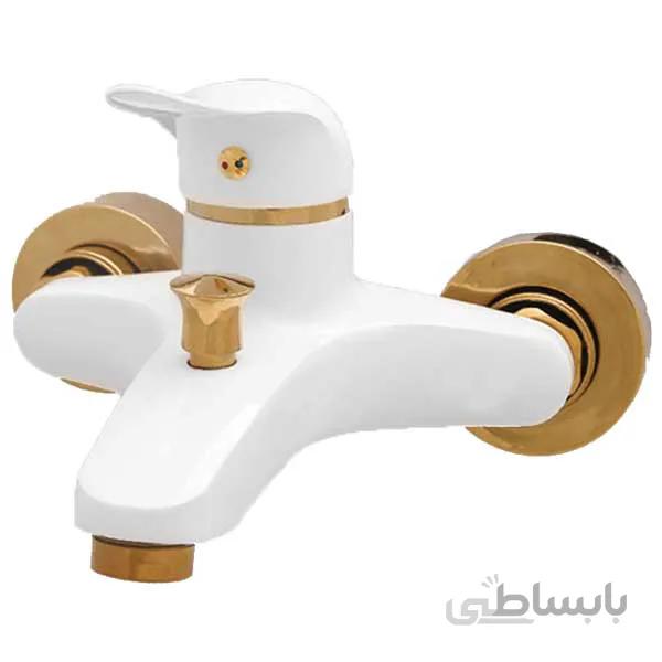 شیر دوش ممتاز مدل مهر سفید طلا