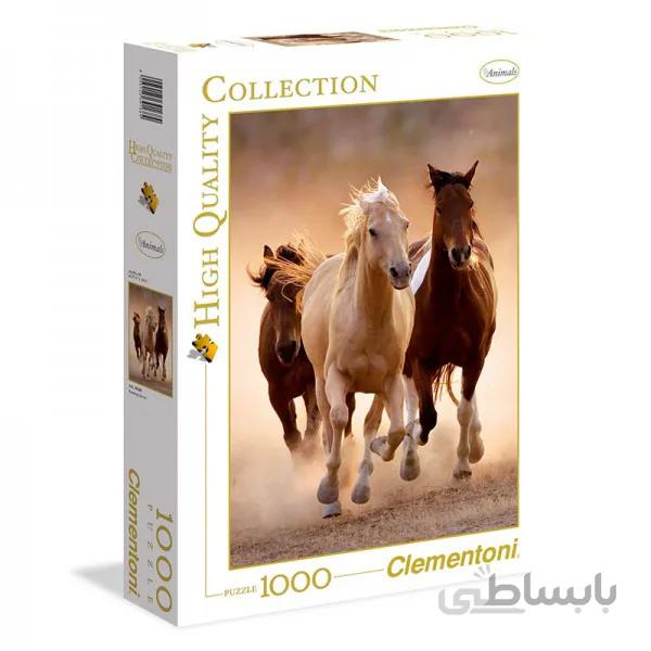 پازل کلمنتونی 1000 تکه اسب ها 39168