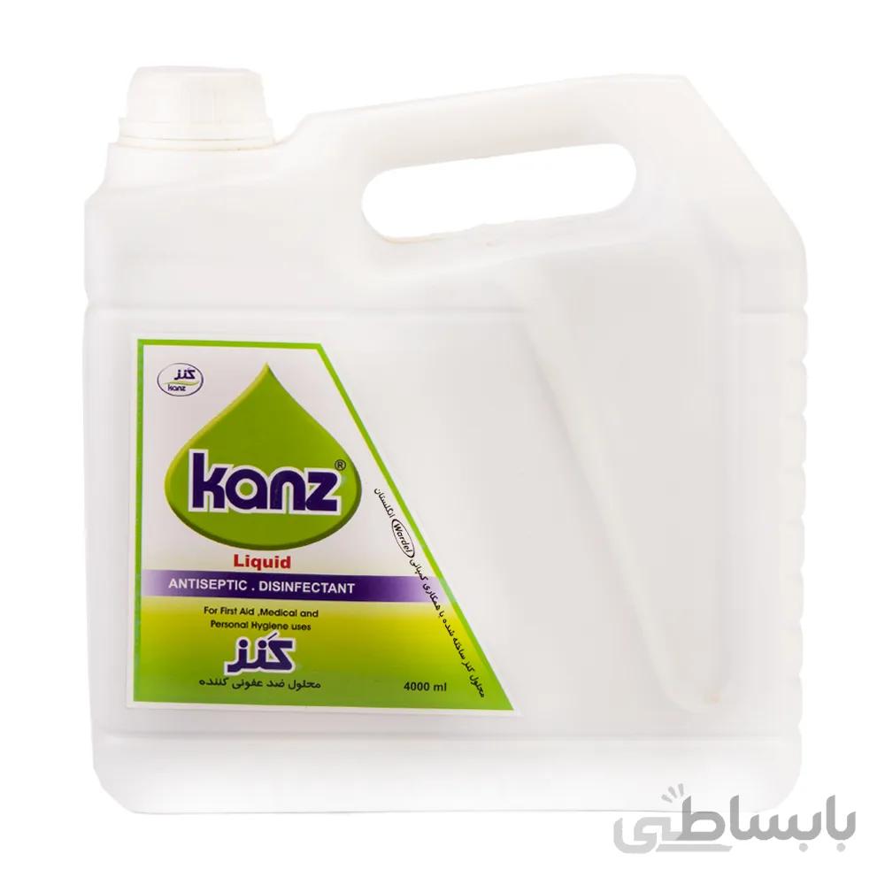 محلول ضدعفونی سطوح ۴L کنز