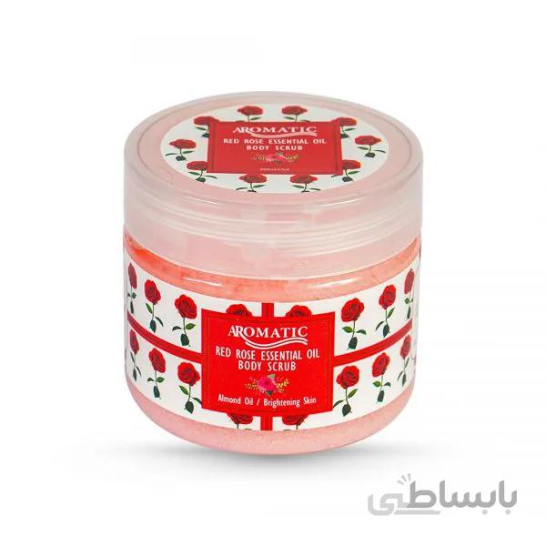 ژل اسکراب بدن حاوی عصاره گل سرخ 200 میل