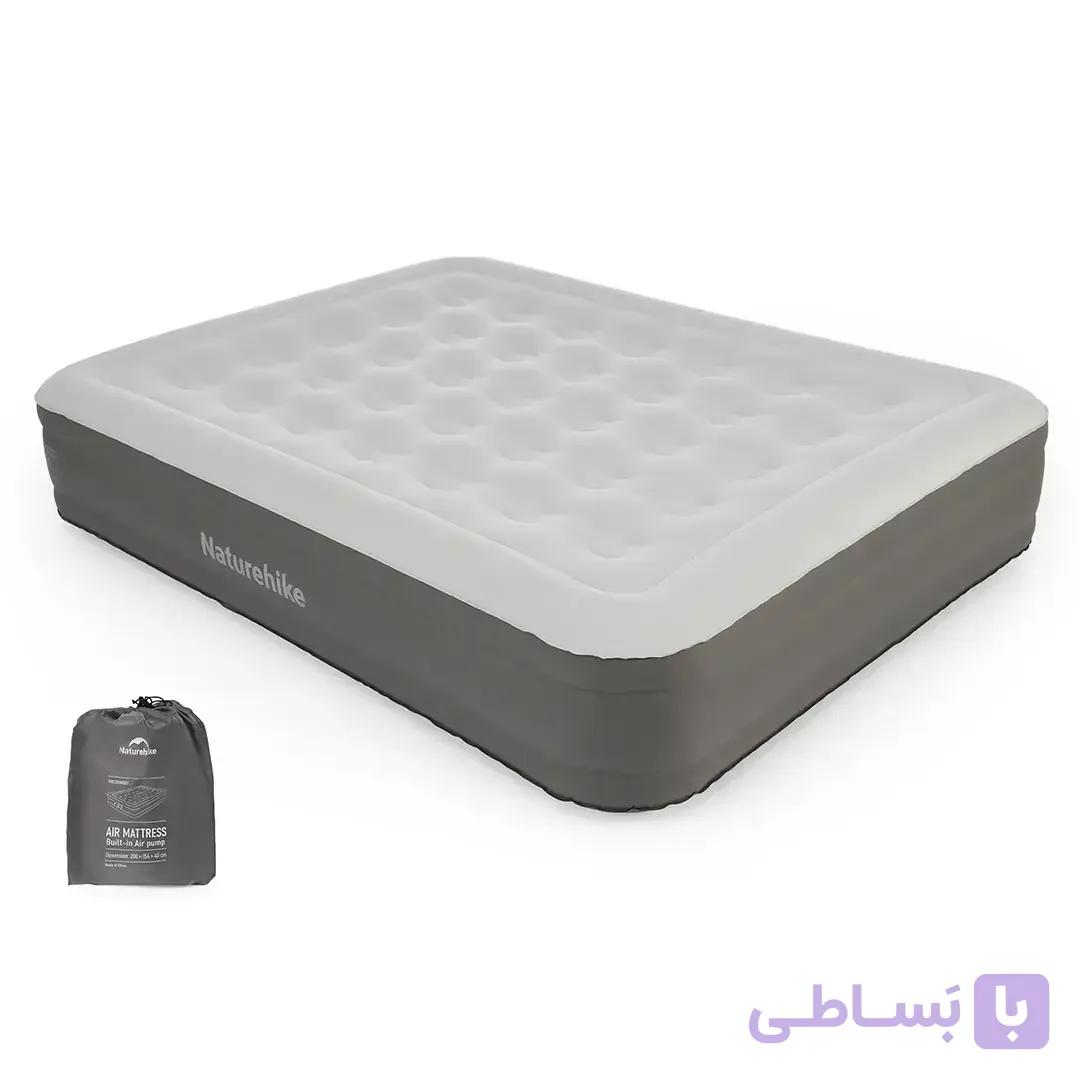 تشک بادی الیاف دو نفره نیچرهایک + پمپ باد مدل CNK2350WS017