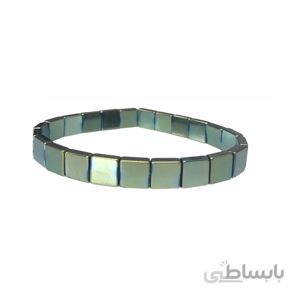 دستبند مردانه حدید مربعی