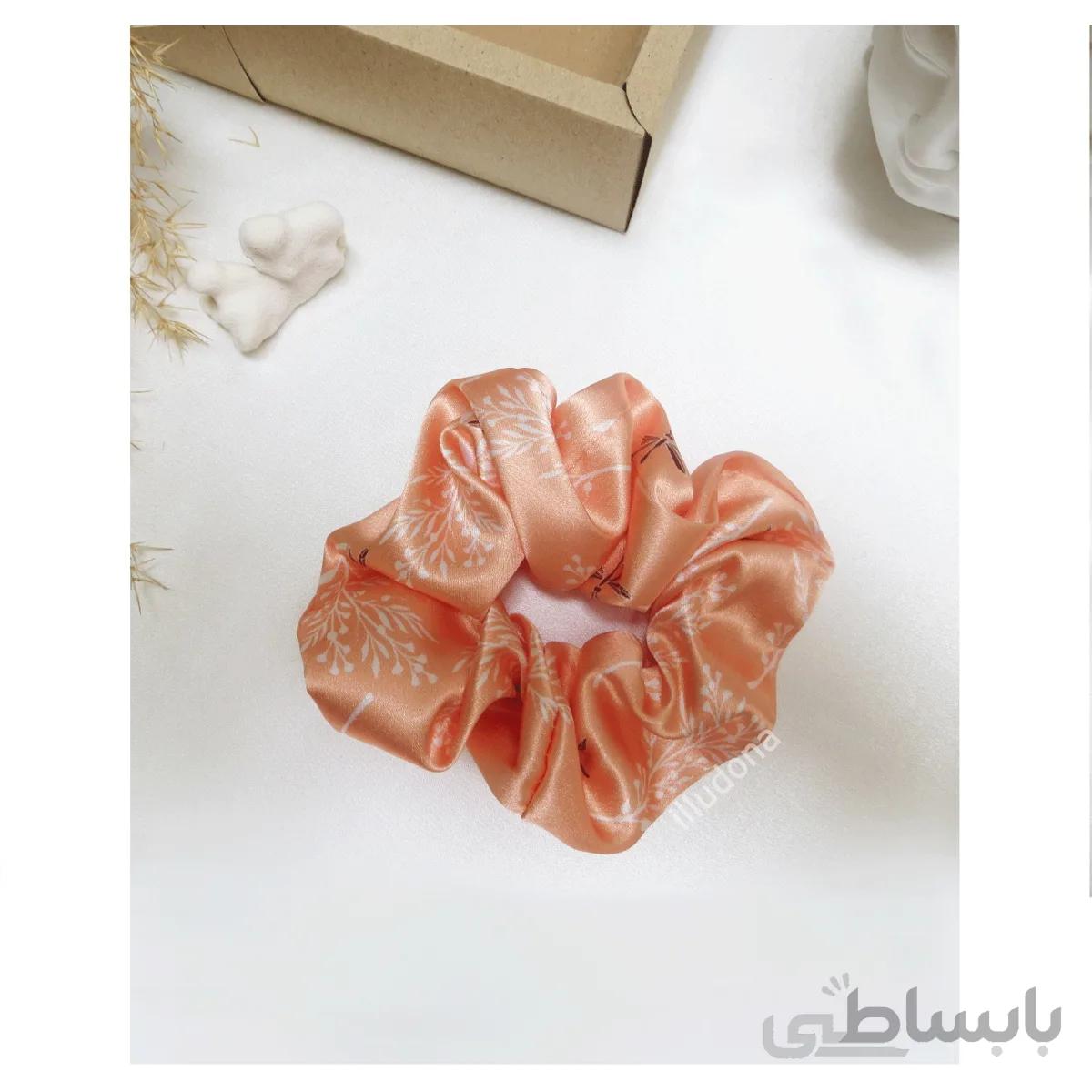اسکرانچی ساتن طرح سنجاقک