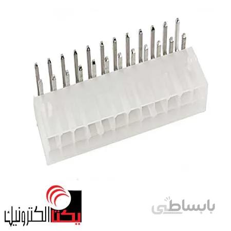 کانکتور 24 پین ATX نری رایت(12*2 پین )مولکسی