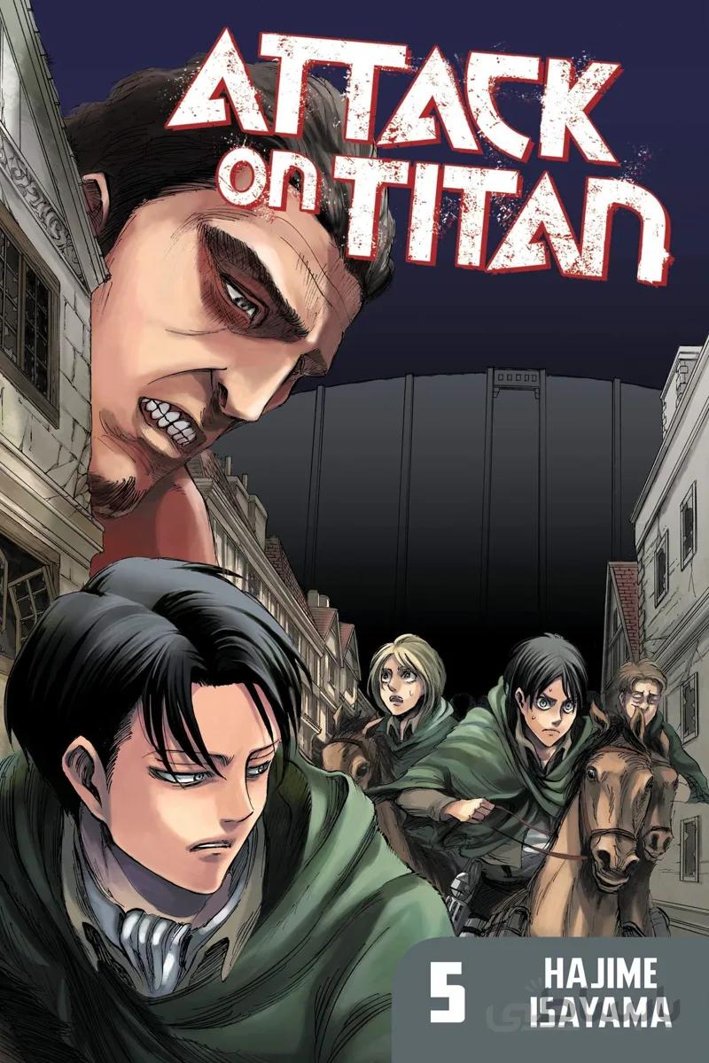 خرید مانگا حمله به تایتان 5 زبان انگلیسی Attack on Titan 5 از فروشگاه کتاب سارانگ