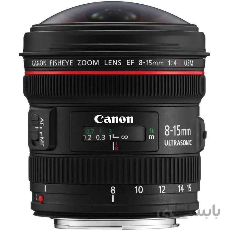 لنز کانن Canon EF 8-15mm f/4L USM Fisheye ا Canon EF 8-15mm f/4L USM Fisheye Lens