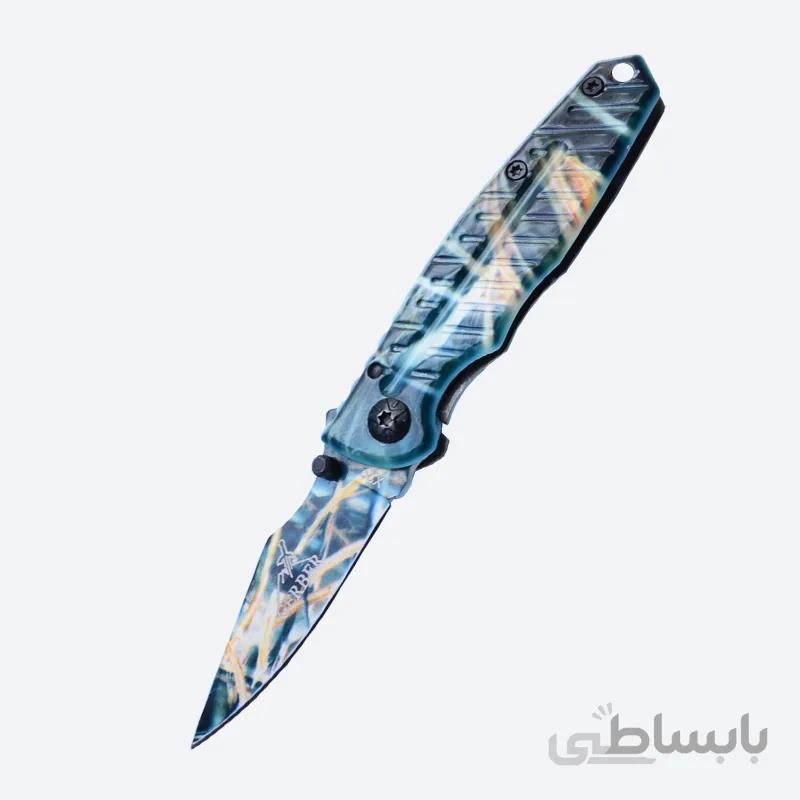 چاقوی gerber طرح سنگ فیروزه ای