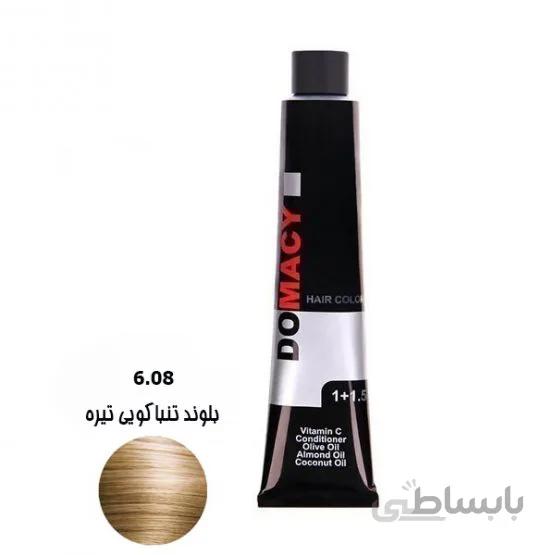 رنگ مو دوماسی سری تنباکویی ۶٫۰۸ بلوند تنباکویی تیره