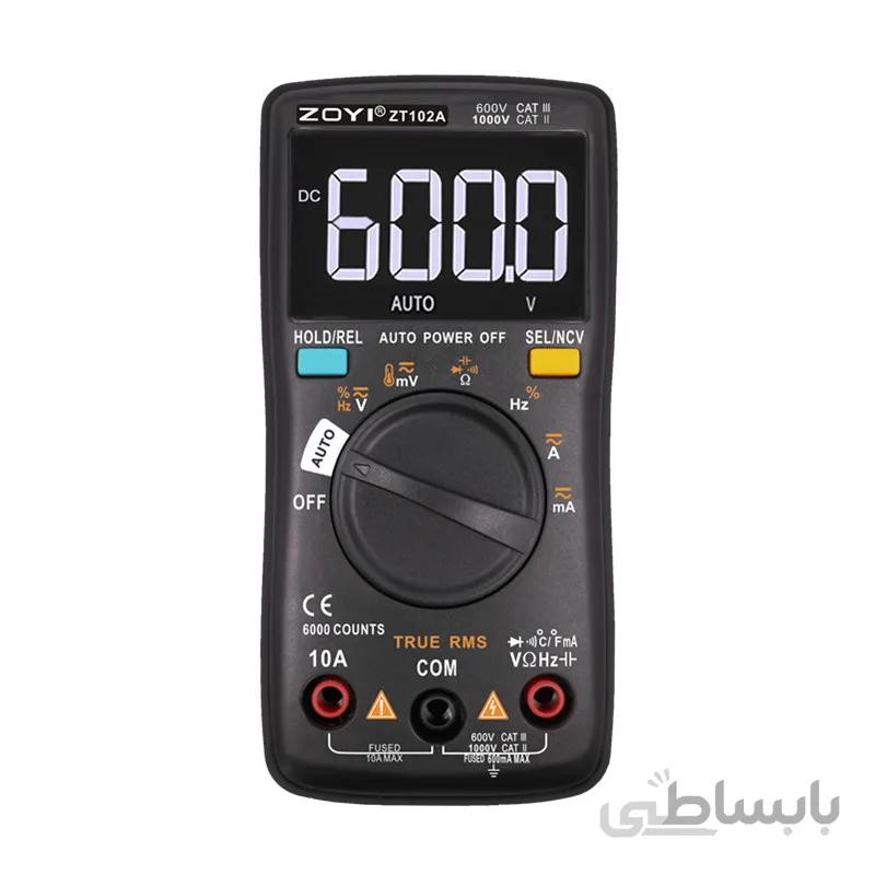 مولتی متر زویی ZOYI مدل ZT102A