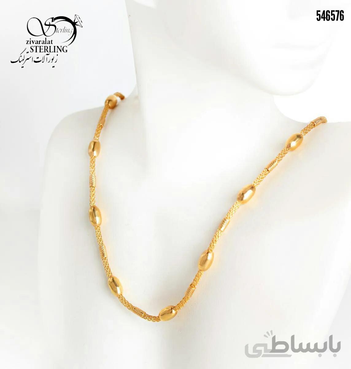 گردنبند زنانه گوی دار برند ژوپینگ کد: 2973