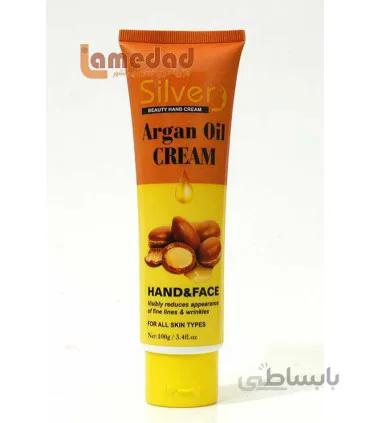 کرم دست و صورت روغن آرگان سیلور
