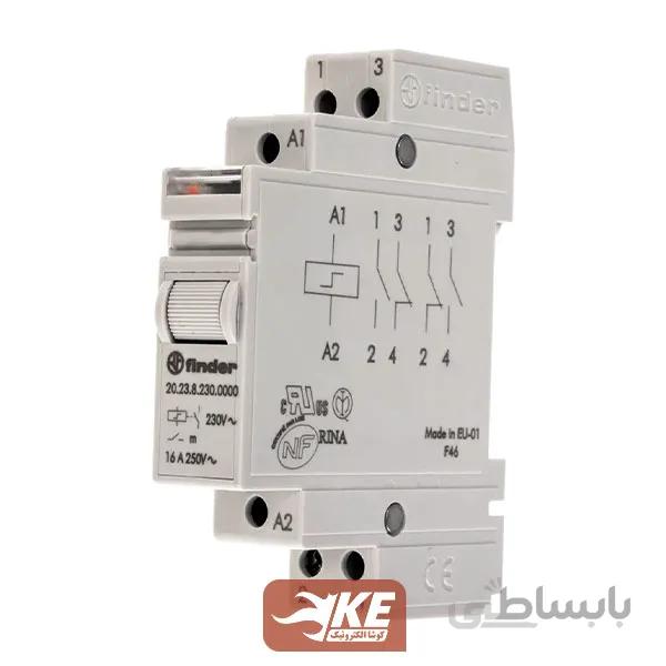 رله ضربه ای 230VAC یک باز یک بسته 16 آمپر فیندر 202382300000