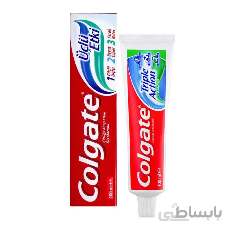 خمیر دندان کلگیت سری Orginal Mintمدل Tripleحجم 100میلی لیتر