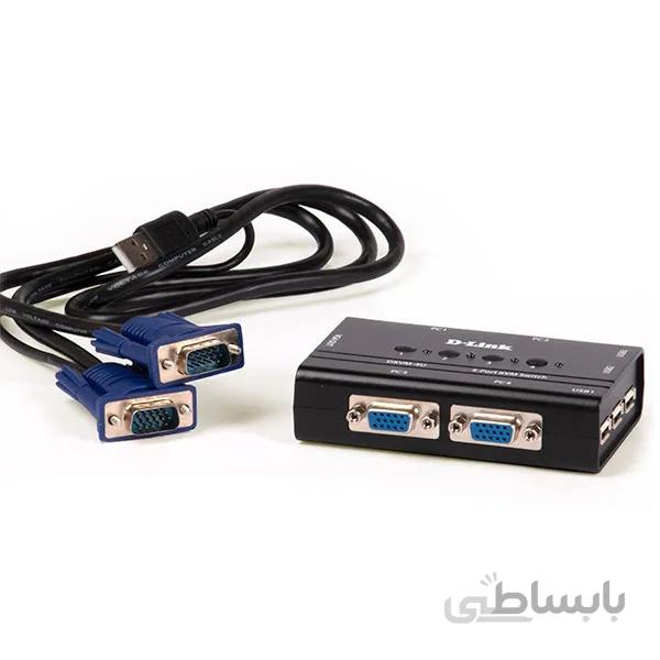 سوییچ 4 پورت KVM USB دی-لینک مدل DKVM-4U