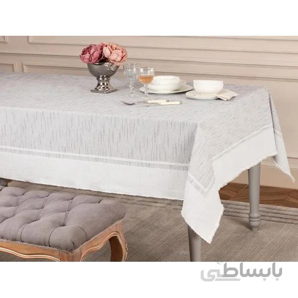 سفره مدل Chiara Gri سایز 160×160 سانتی متر مادام کوکو