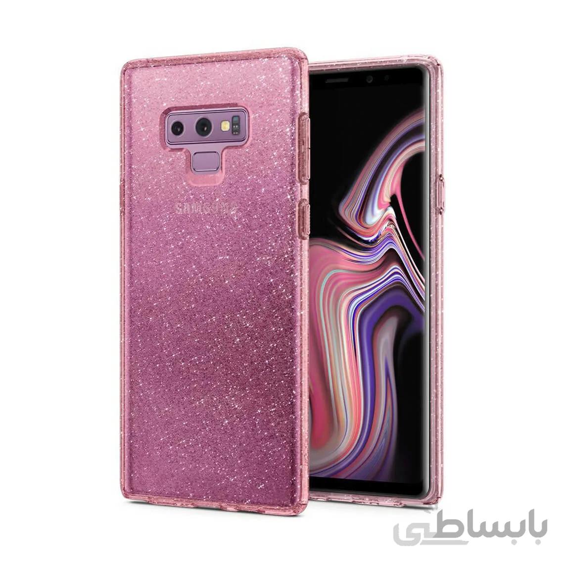 کاور اسپیگن مدل Liquid Crystal Glitter سامسونگ Galaxy Note 9