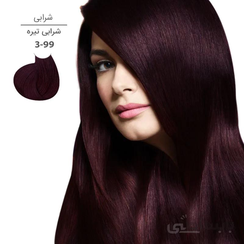 رنگ موی مارال 100 میل3.99-شرابی تیره