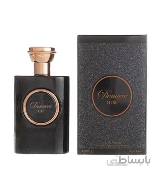ادو پرفیوم زنانه فراگرنس ورد مدل Demure Luxe حجم 100 میلی لیتر ا Fragrance World Demure Luxe Eue De Parfum For Women 100ml