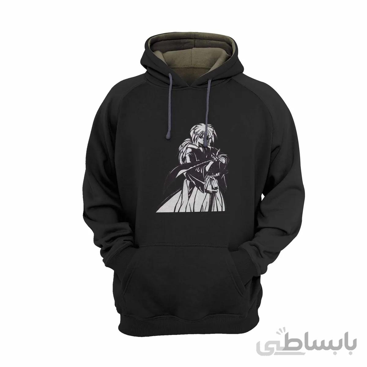 هودی مشکی طرح انیمه رورونی کنشین Rurouni Kenshin کد KCT10458 کد 285238