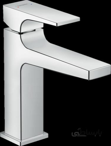 شیر روشویی پایه کوتاه هانس گروهه مدل Metropol کد KH1056 ا Hansgrohe Metropol Single lever basin mixer 110 with lever handle and push-open waste set