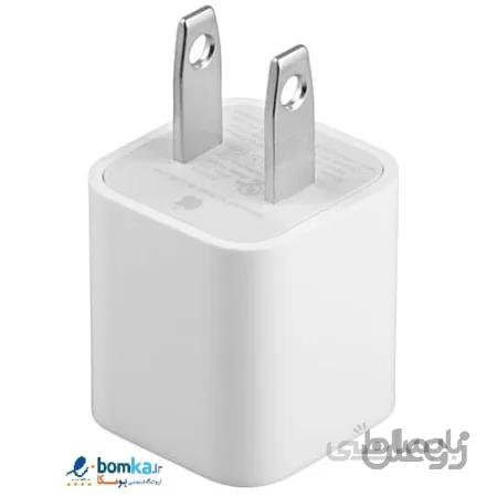آداپتور شارژر اصلی اپل ایفون طراحی کالیفرنیا Apple iPhone AC Charger Adapter 2 Pin
